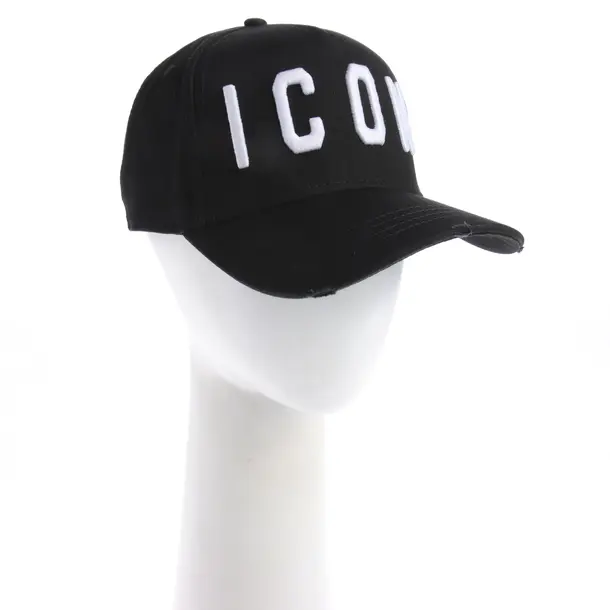 Cap, in Schwarz, Baumwolle, Dsquared