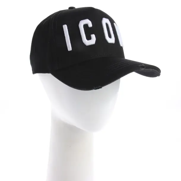 Cap, in Black, Cotton, Dsquared