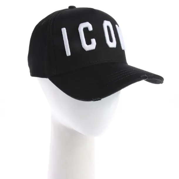Cap, in Black, Cotton, Dsquared