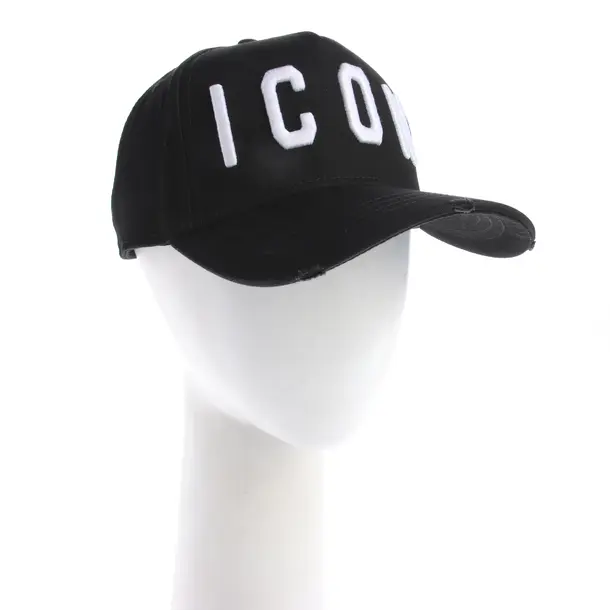 Cappello, in Nero, Cotone, Dsquared