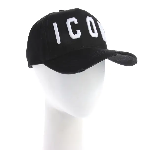 Cap, in Black, Cotton, Dsquared