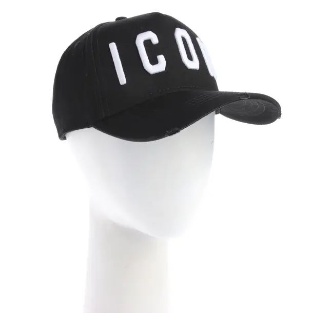Cappello, in Nero, Cotone, Dsquared