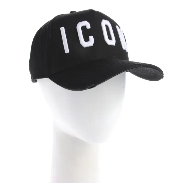 Cap, in Black, Cotton, Dsquared