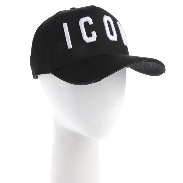 Cap, in Black, Cotton, Dsquared