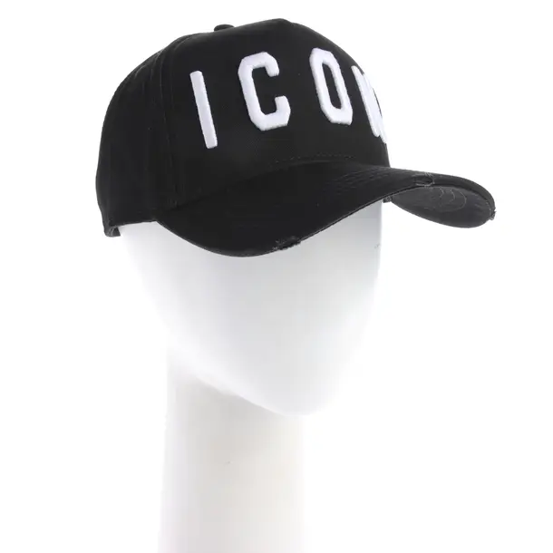 Cappello, in Nero, Cotone, Dsquared