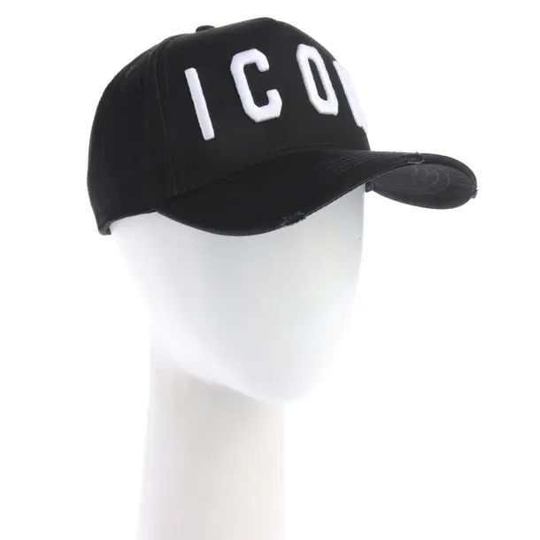 Cap, in Black, Cotton, Dsquared