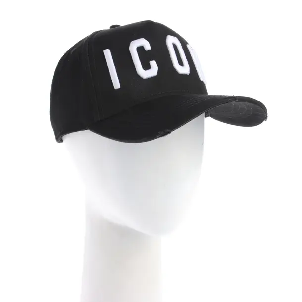 Cap, in Schwarz, Baumwolle, Dsquared