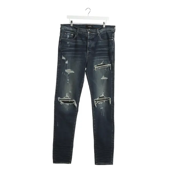 Jeans Straight Fit in Blau, Baumwolle, Amiri