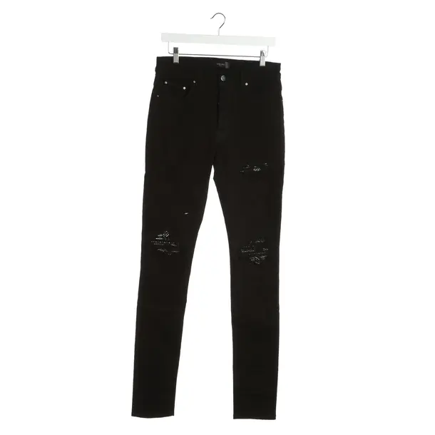 Jeans Straight Fit in Schwarz, Baumwolle, Amiri