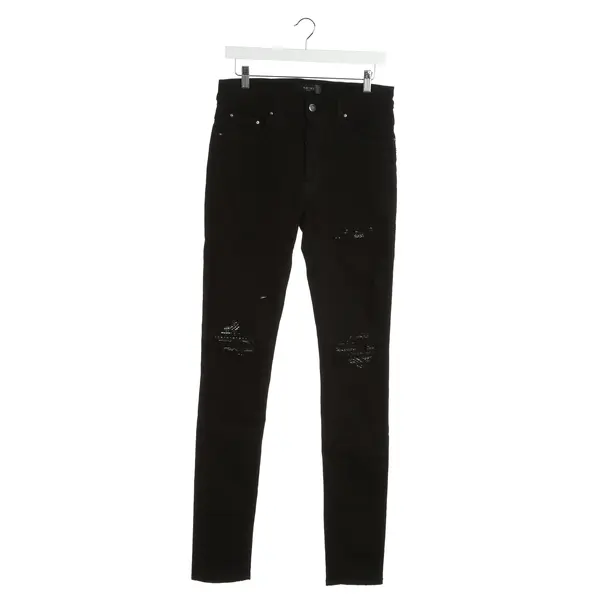 Jeans Straight Fit in Schwarz, Baumwolle, Amiri