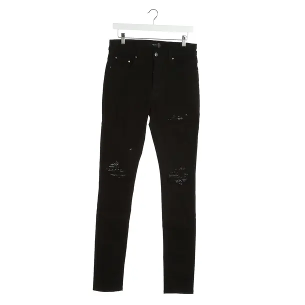 Jeans Straight Fit in Schwarz, Baumwolle, Amiri