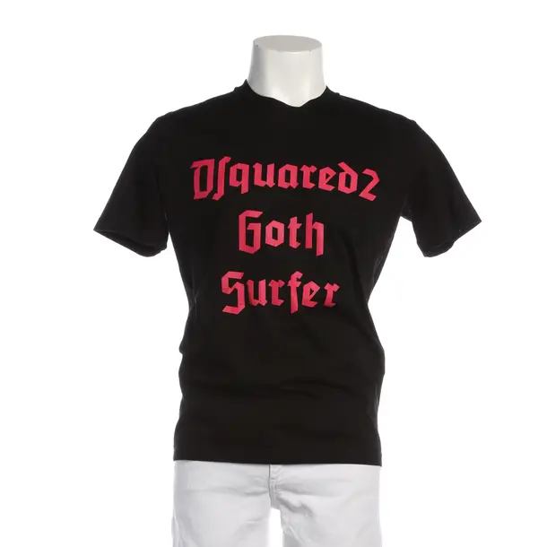 T-Shirt in Black, Cotton, Dsquared