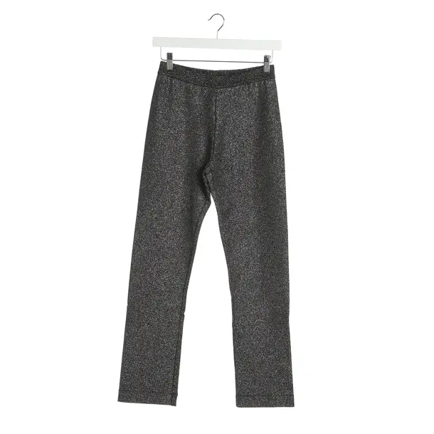 Pants in Metallic, Viscose, Jet Set