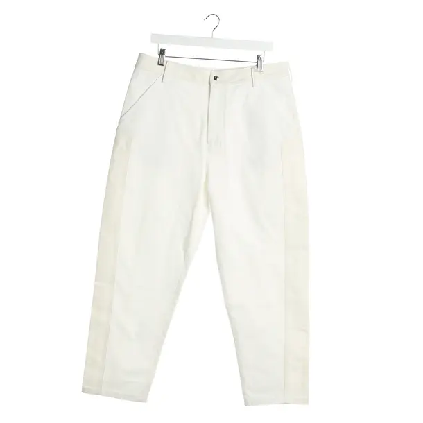 Jeans Straight Fit in Weiß, Baumwolle, Valentino