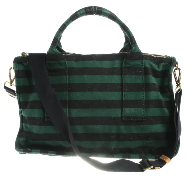 Handbag in Black, Cotton, Prada