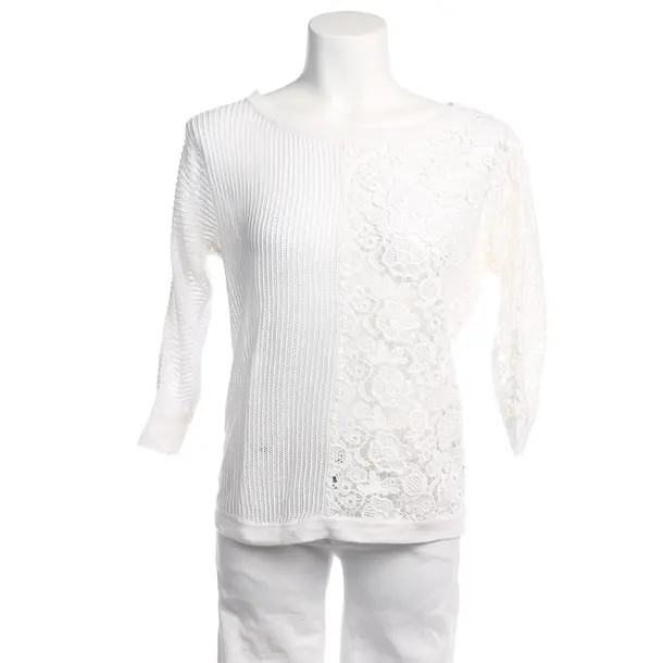 Jumper in White, Linen, Patrizia Pepe