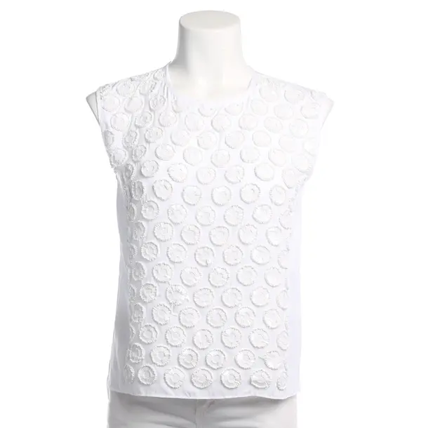 Top in Weiß, Polyester, Marc Cain