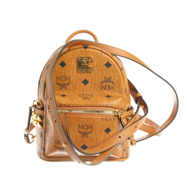 Rucksack in Braun, Leder, MCM
