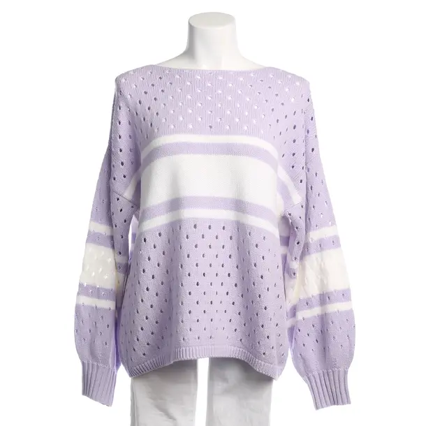 Pullover in Lila, Baumwolle, six-o-seven