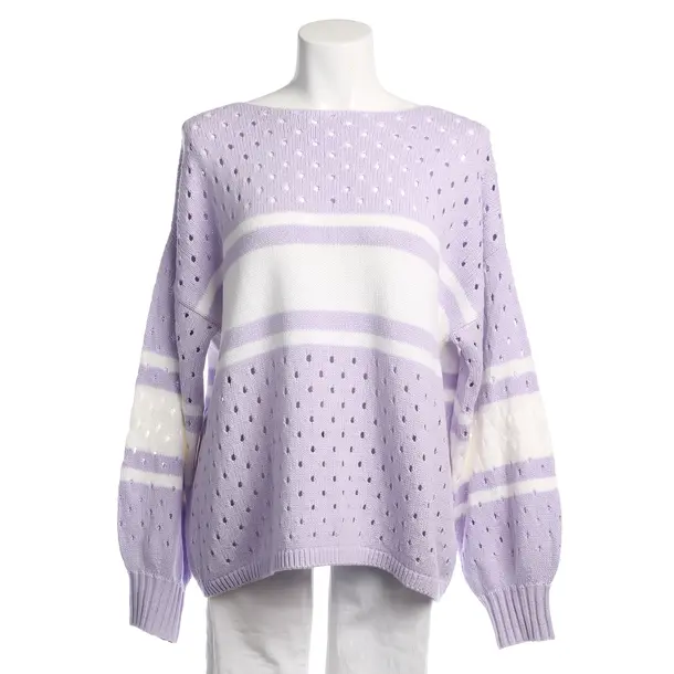 Pullover in Lila, Baumwolle, six-o-seven