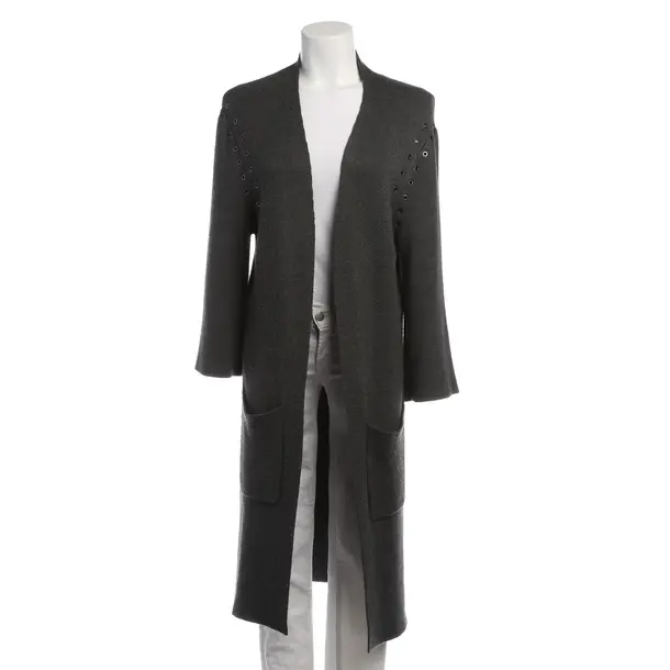 Strickjacke in Grau, Viskose, Steffen Schraut