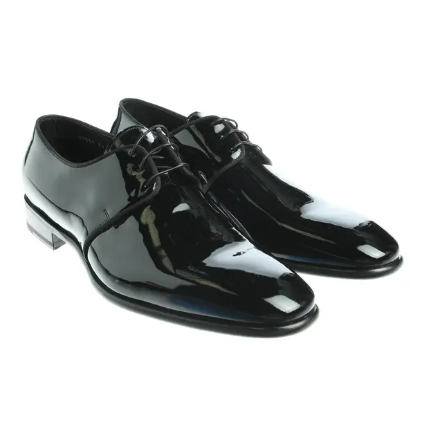 Schnürschuhe in Schwarz, , Santoni