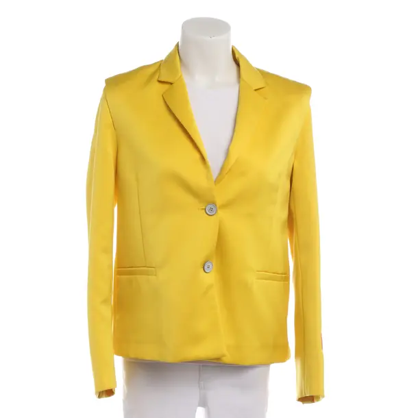 Blazer in Yellow, Polyester, Heron Preston