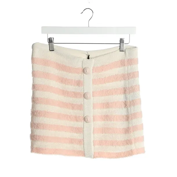 Skirt in White, Cotton, Balmain