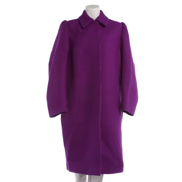 Übergangsmantel in Lila, Wolle, Dries van Noten