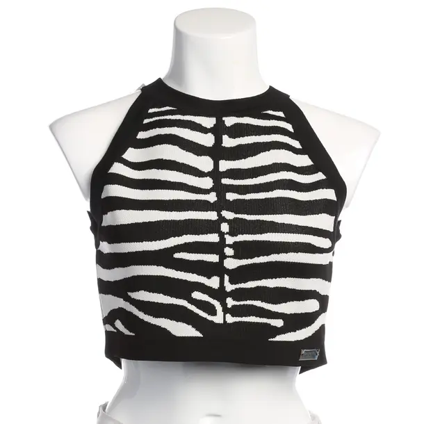 Top in Schwarz, Viskose, Balmain