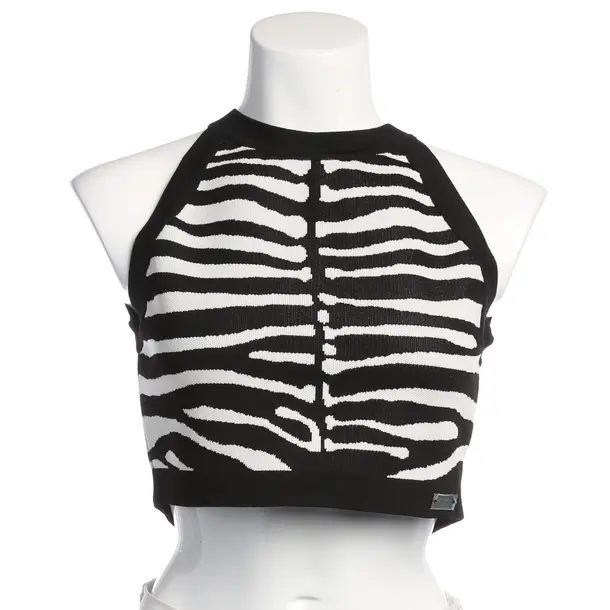 Top in Schwarz, Viskose, Balmain