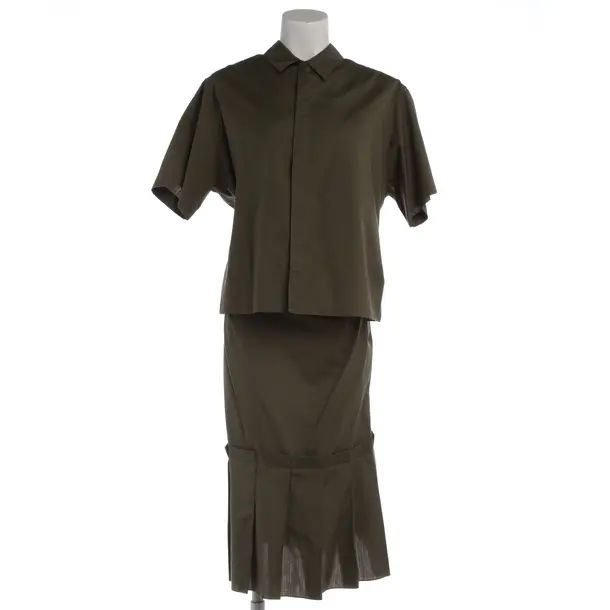 Kleid in Grün, Baumwolle, Marni