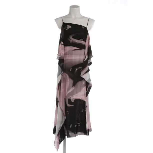 Kleid in Mehrfarbig, Viskose, Off-White
