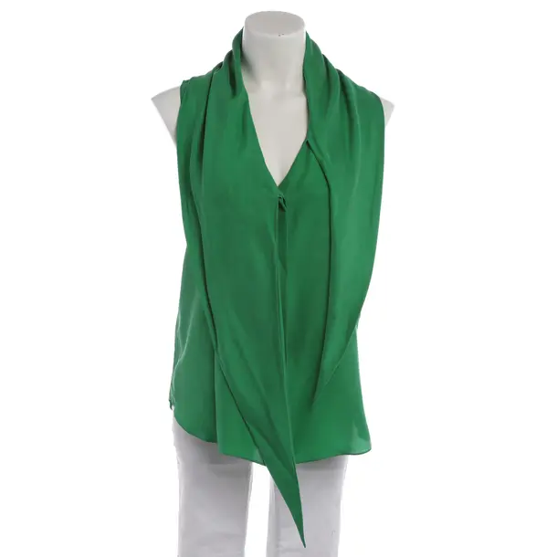 Blouse in Green, Silk, Dorothee Schumacher