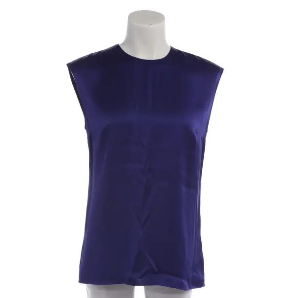 Top in Blau, Acetat, Stella McCartney