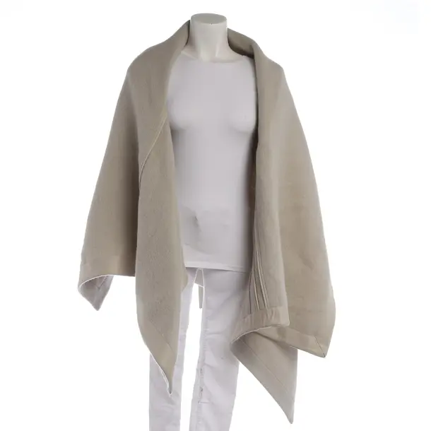 Poncho in Grau, Wolle, Rick Owens