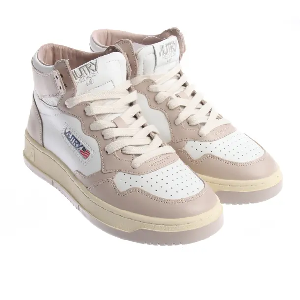 High-Top Sneakers in White, , Autry