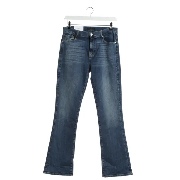 Jeans Bootcut in Blau, Baumwolle, 7 for all mankind