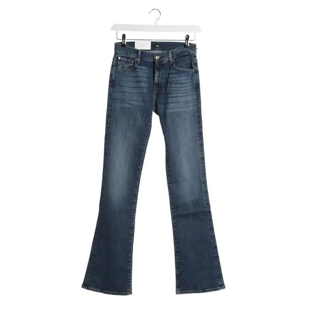 Jeans Bootcut in Blau, Baumwolle, 7 for all mankind