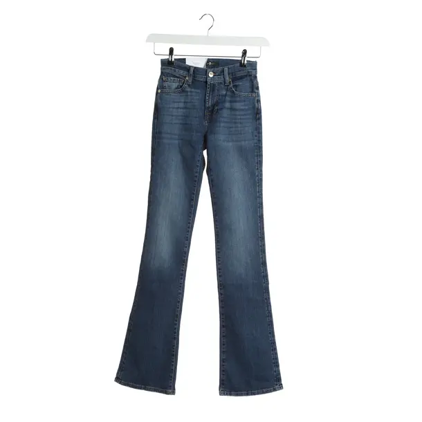 Jeans Bootcut in Blau, Baumwolle, 7 for all mankind