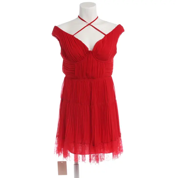 Cocktail Dress in Red, Polyester, self-portrait