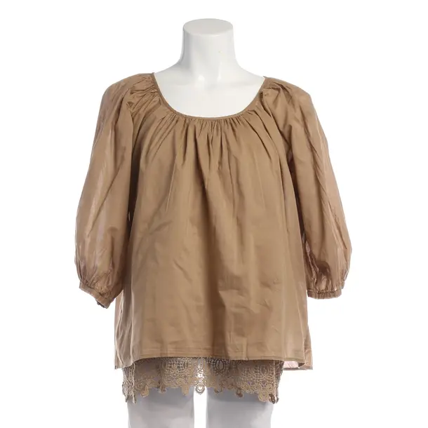 Bluse in Braun, Baumwolle, Steffen Schraut
