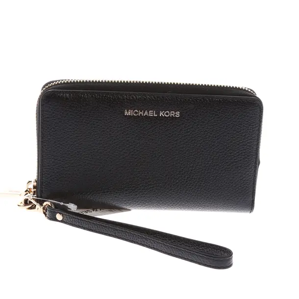 Wallet in Black, Leather, Michael Kors