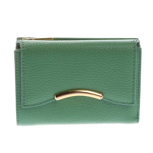 Wallet in Green, Leather, Coccinelle