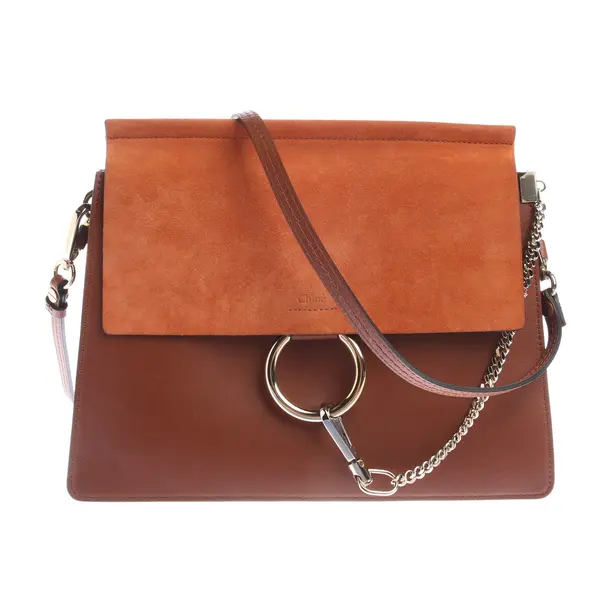 Schultertasche in Braun, Leder, Chloé