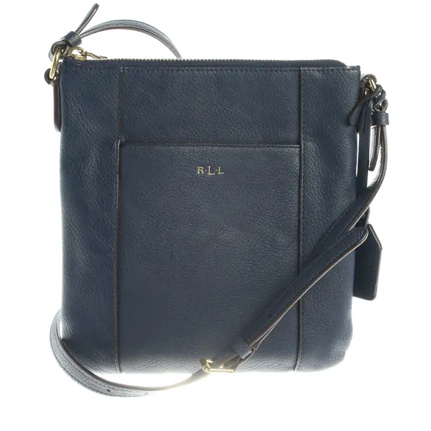 Cross Body Bag in Blue, Polyurethane, Lauren Ralph Lauren
