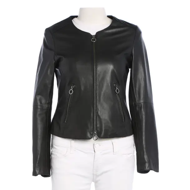 Lederjacke in Schwarz, Leder, Riani