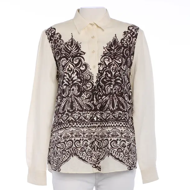 Bluse in Braun, Baumwolle, Le Sarte Pettegole