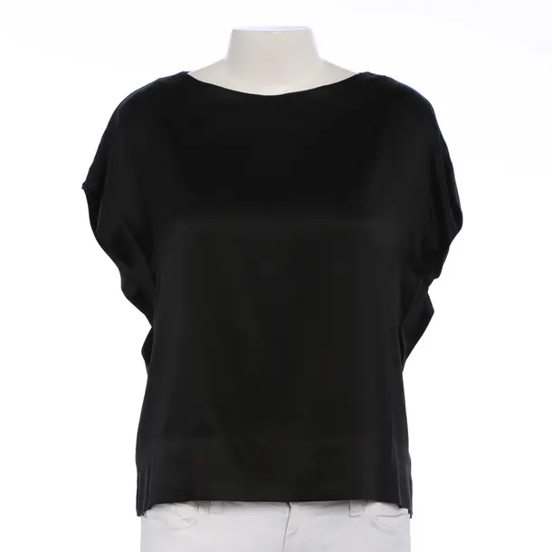 Shirt in Schwarz, Seide, Caliban