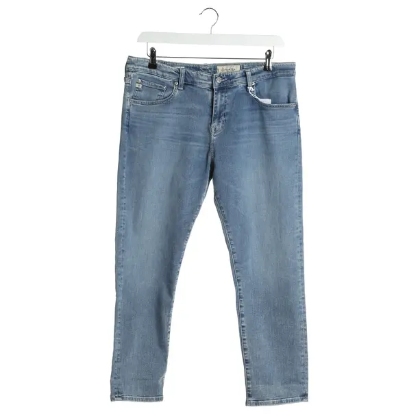 Straight Fit Jeans in Blue, Cotton, Adriano Goldschmied